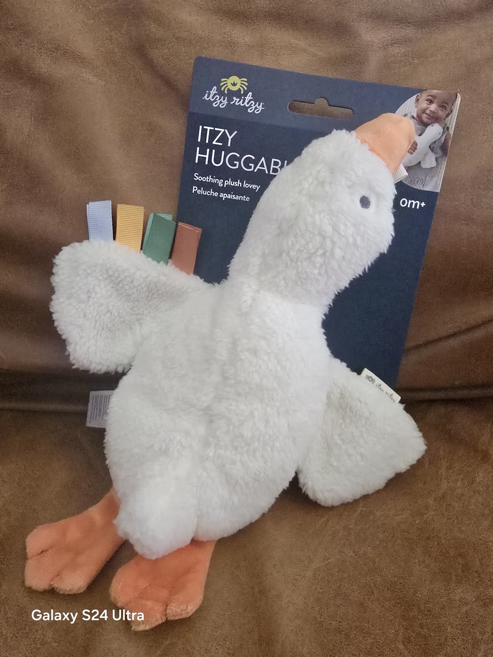 NWT Itzy Ritzy Gracie The Goose! Plush Duck Huggable Lovey